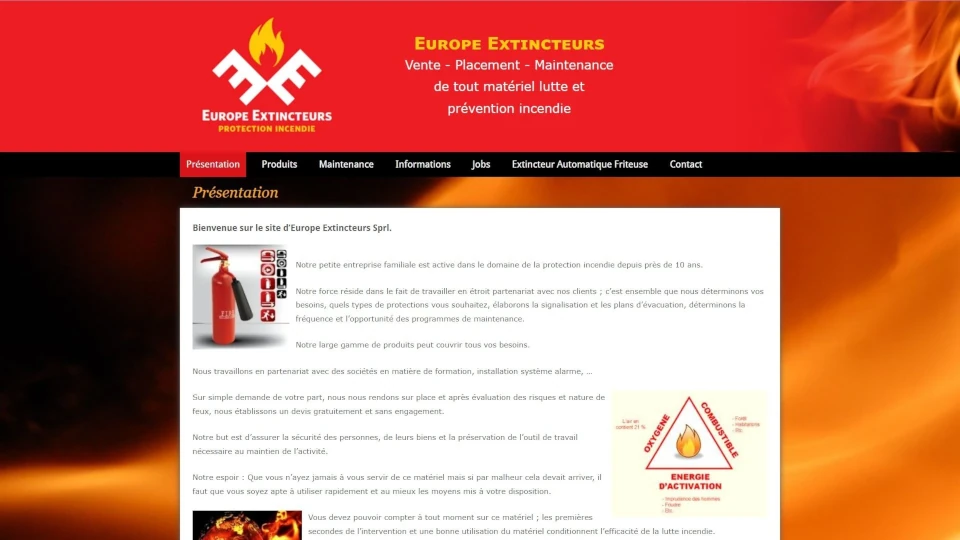 Europe Extincteurs, Entreprise de sécurité incendie