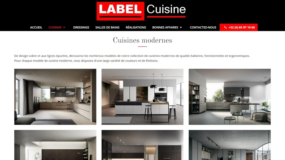 Cuisines équipées et aménagements intérieurs chez Label Cuisine Dressing